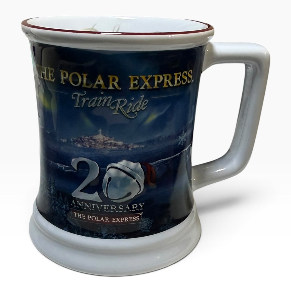 The Polar Express Train Ride 20th Anniversary Mug Believe Ceramic Coffee Cup